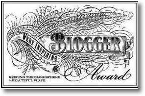 The Very Inspiring Blogger Award Logo
