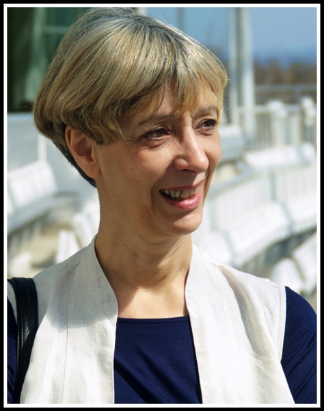 Portrait of one of the lovely ladies who help support RNIB and Action for blind people