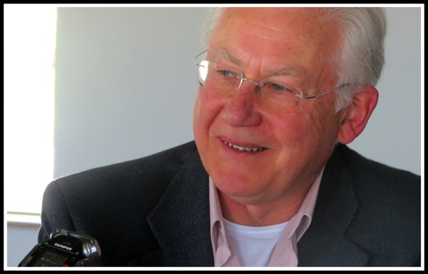 Portrait of one of the supporters Sarah interviewed