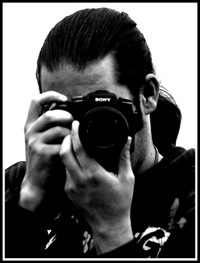 Me taking a photo with sony