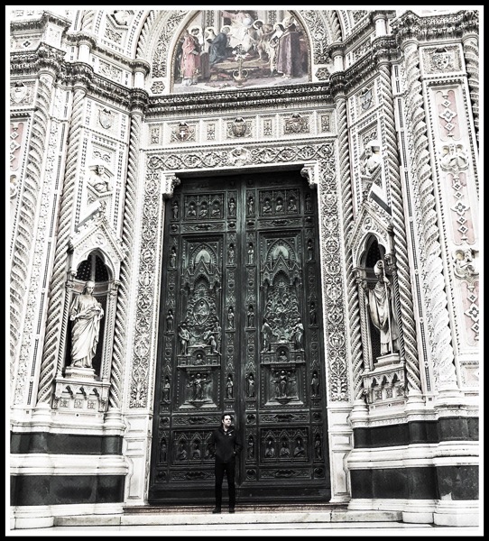 Me in front of the Florence Cathedral