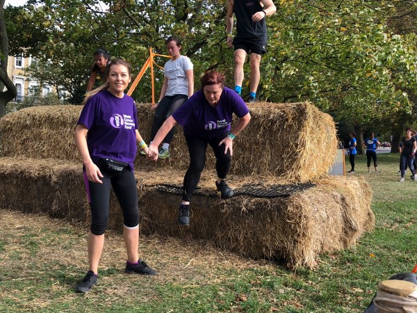 Ashley helping Josie 