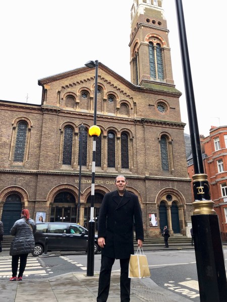 Me at Westminster Chapel