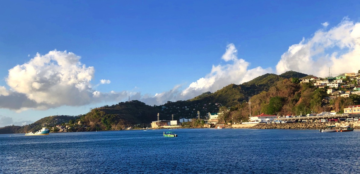 Island of Grenada from the sea