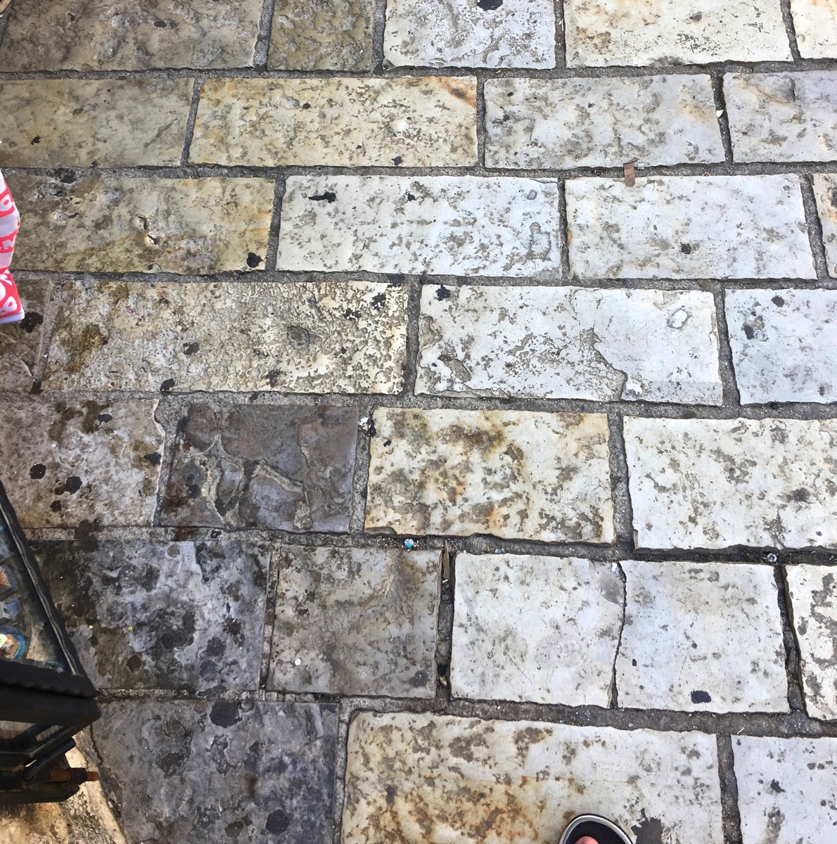 A squared stone pavement in the town