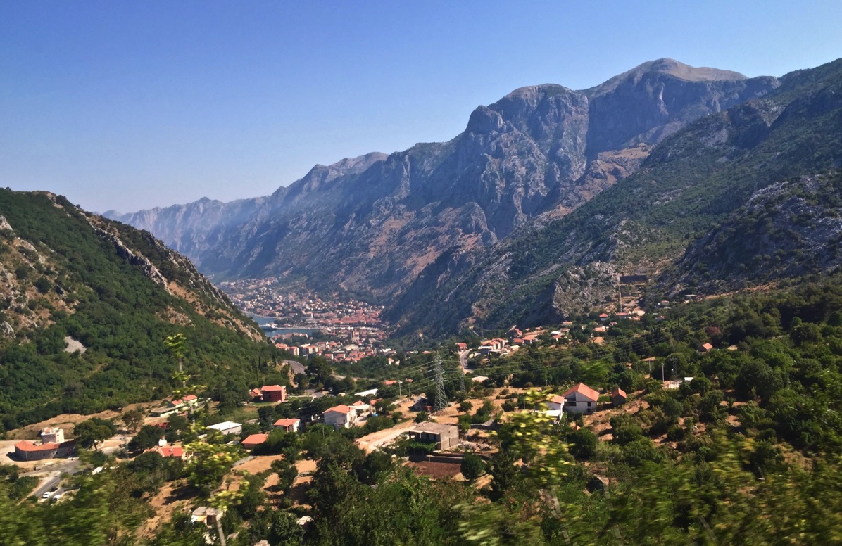 A view throught the mountains 