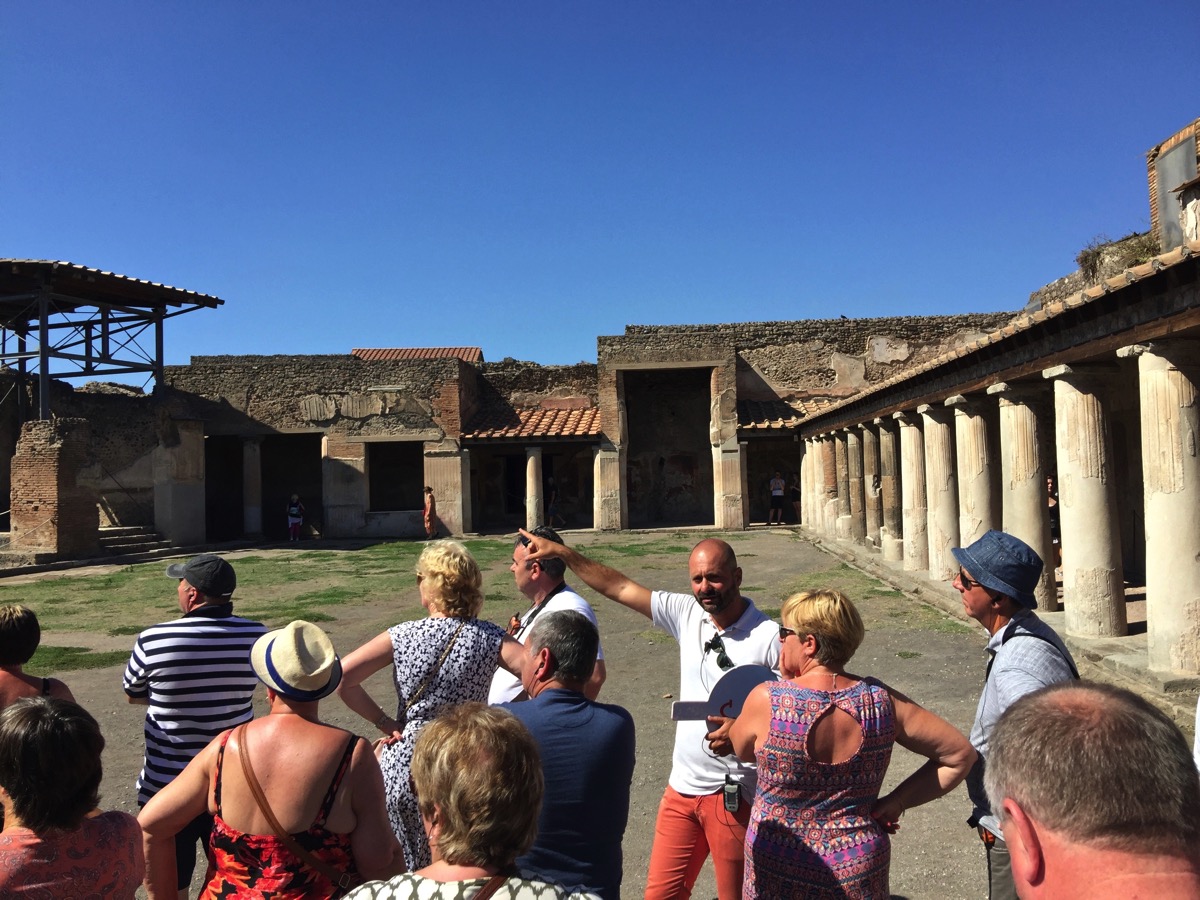 another row of ancient buildings
