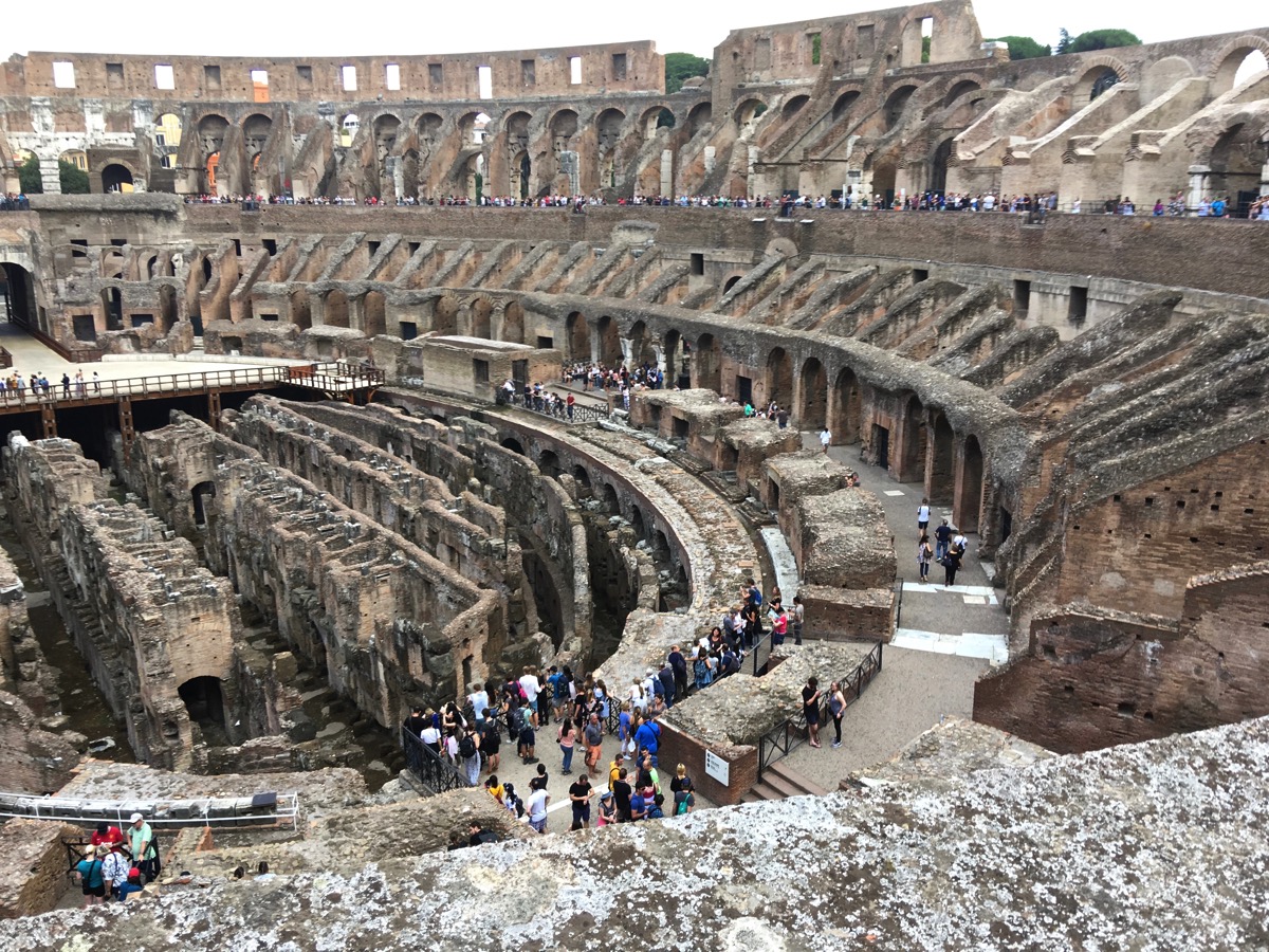 more ruins of the Colosseum