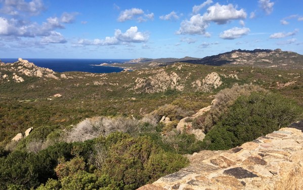Rolling green hills of Corsica