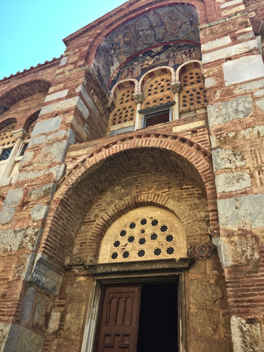 Entrance to the church