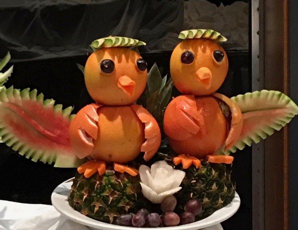 Fantastic food creations by the chefs