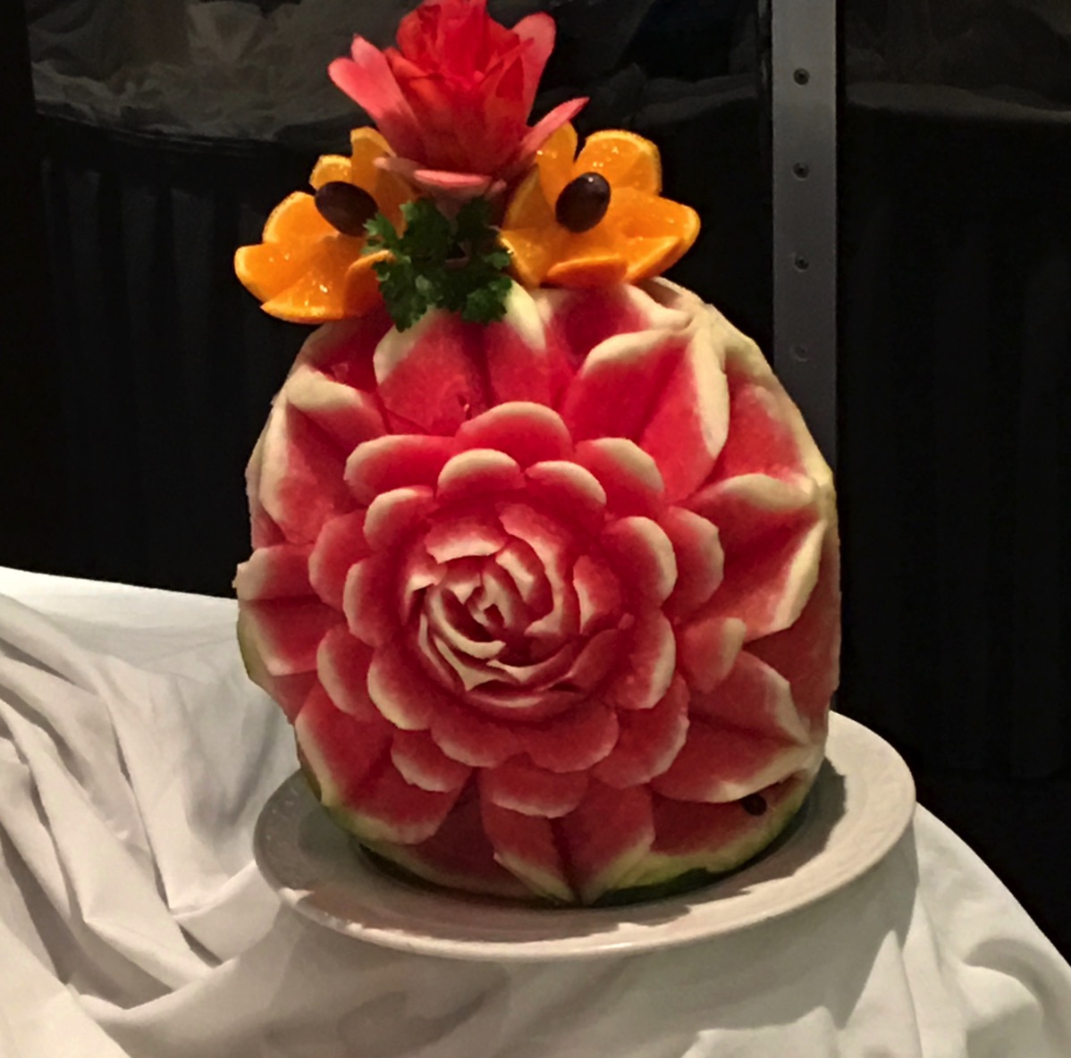 Fantastic food creations by the chefs