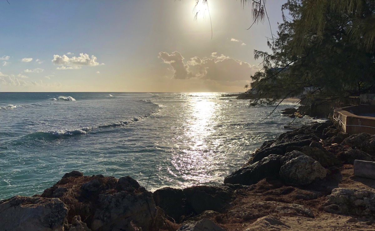 The beautiful bajan sunset 