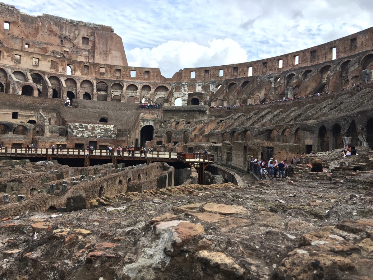 More ruins of the Colosseum