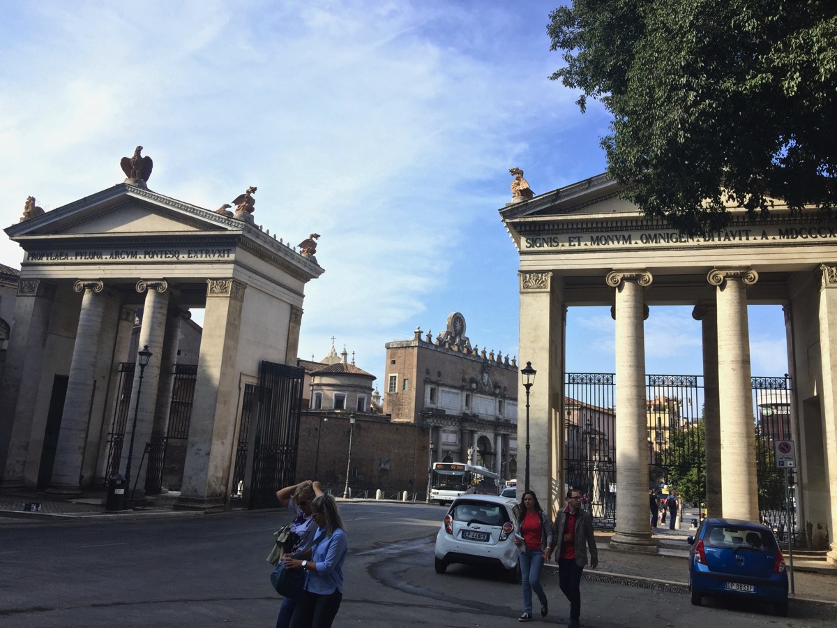 Old buildings in Rome