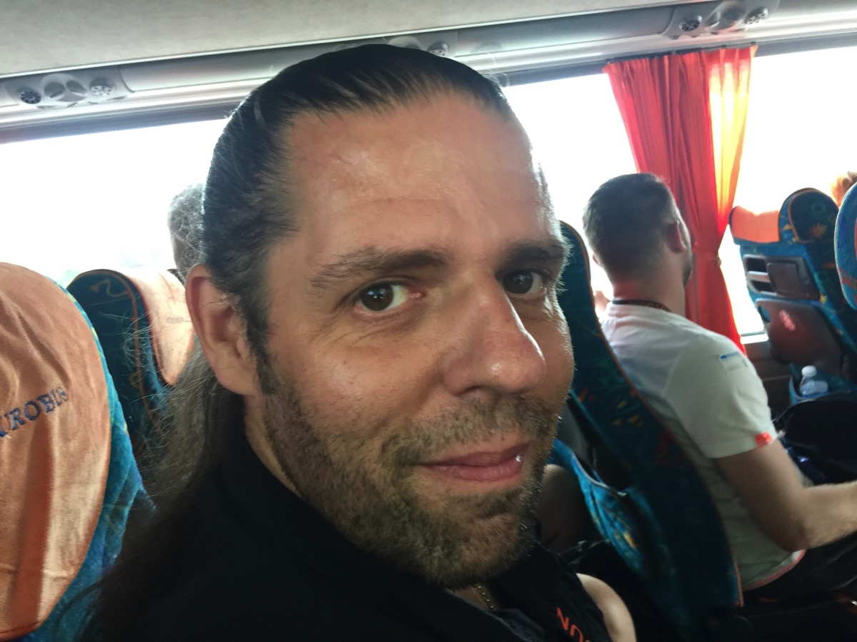 portrait of me on the coach