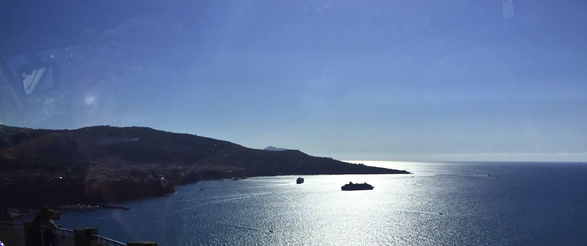 Sunse over the coastline 