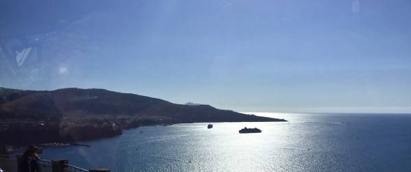 Sunse over the coastline 