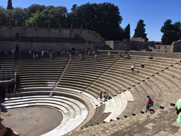 the amphitheatre 