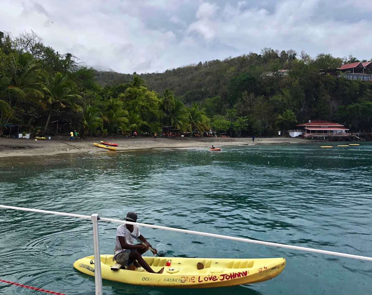 view of our Beautiful bay from our boat