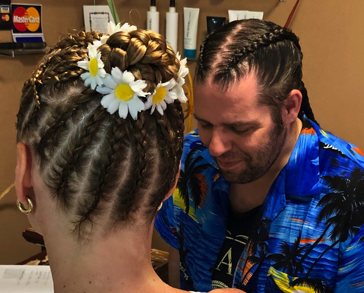 Me and Sarah's braides