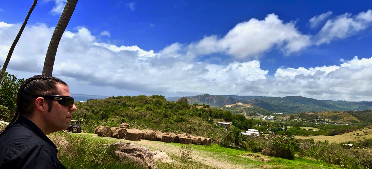 A beautiufl view of the bay with me on far left