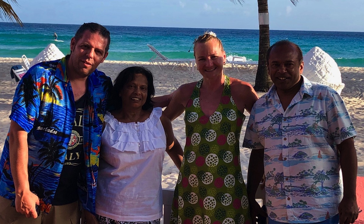 Me Cynthia Sarah and George