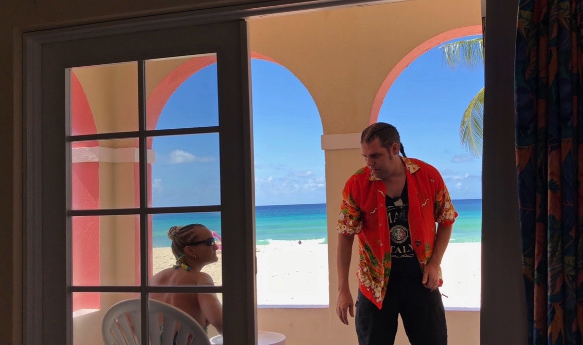 Me stood in room 112