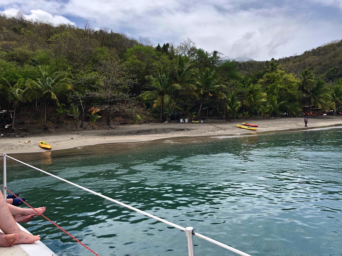 view of our Beautiful bay from our boat