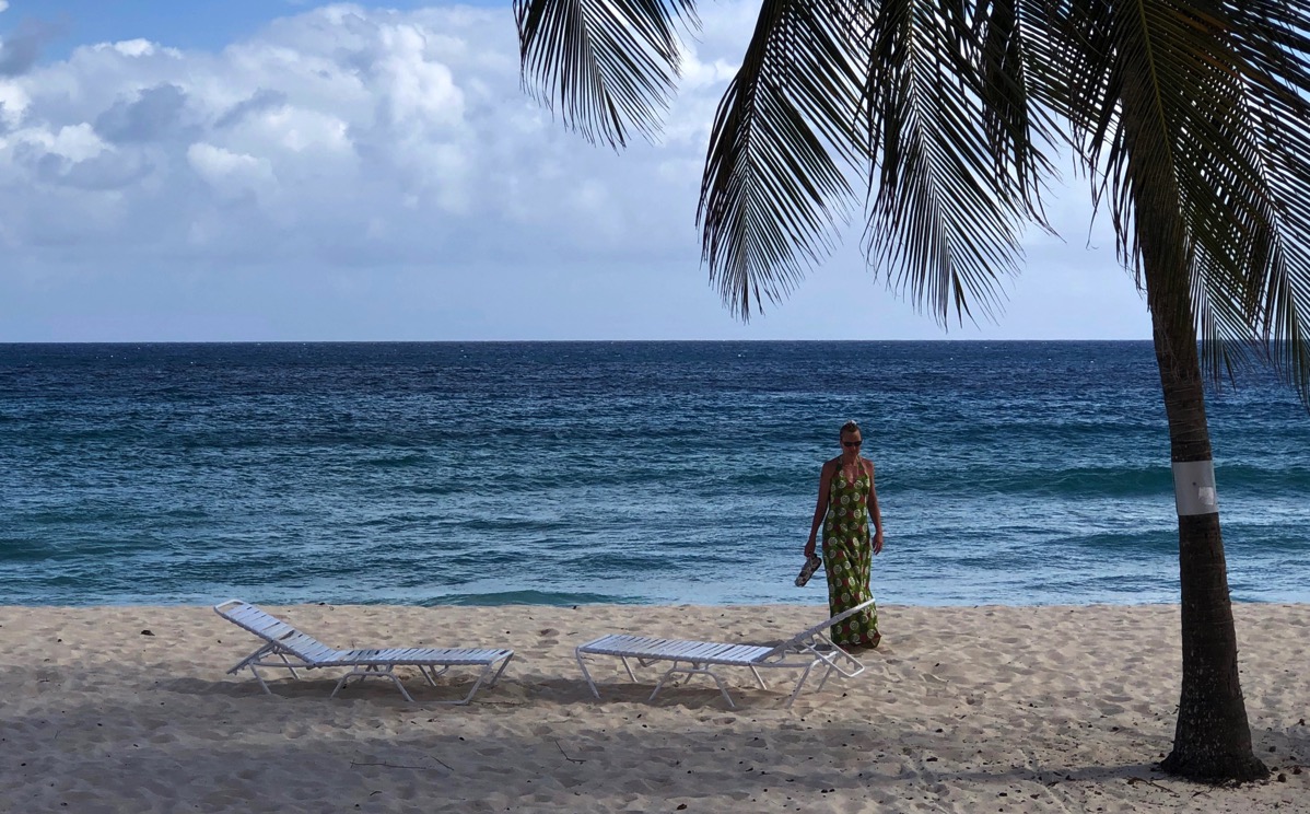 Sarah and the green dress