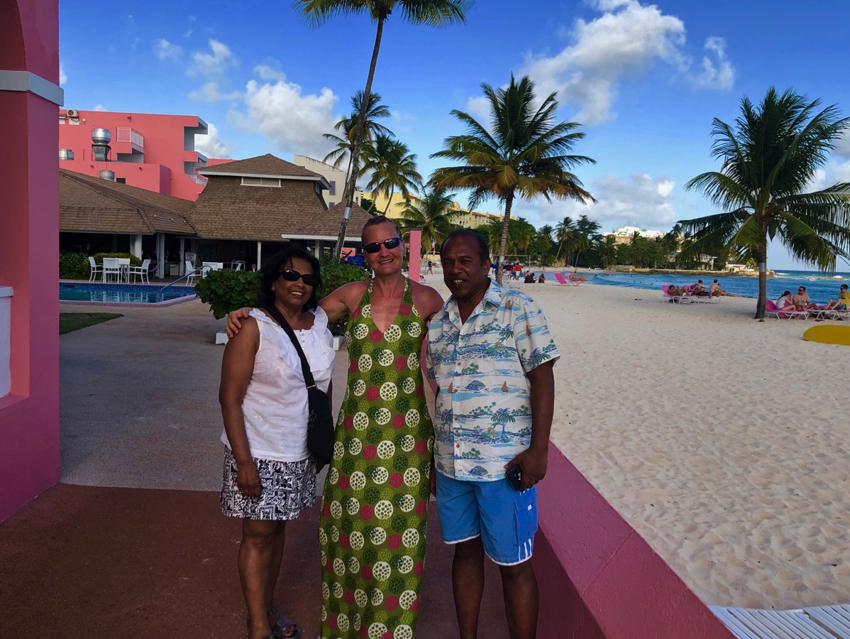 Sarah, Cynthia and George