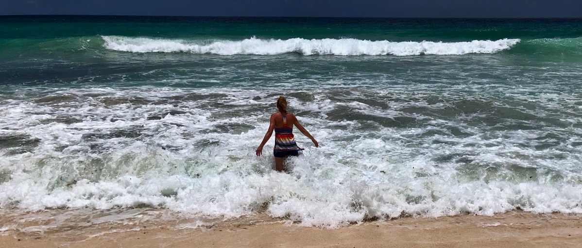 Sarah playing Bajan blast