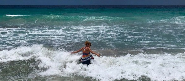 Sarah playing Bajan blast