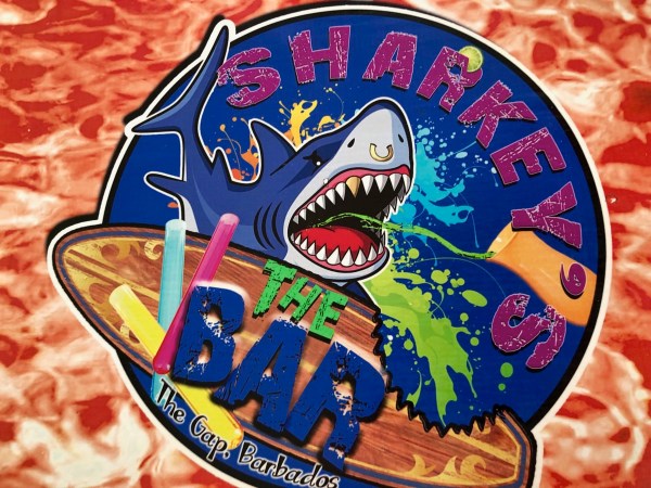 Sharkey s Tropical Cafe Sign