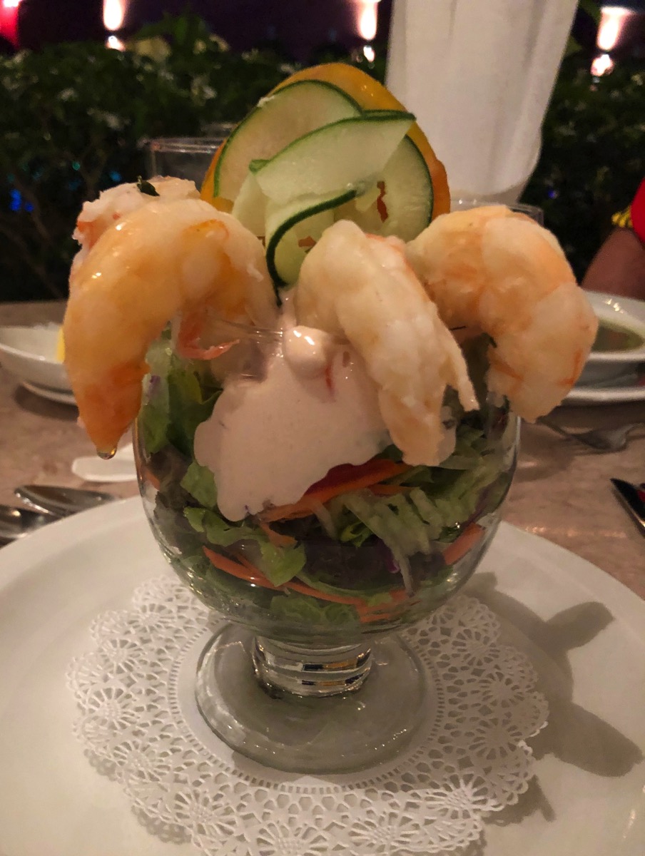 The shrimp cocktail